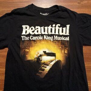 CAROLE KING BEAUTIFUL T-SHIRT - Small // Musical Theater Souvenir Tour Tee Shirt